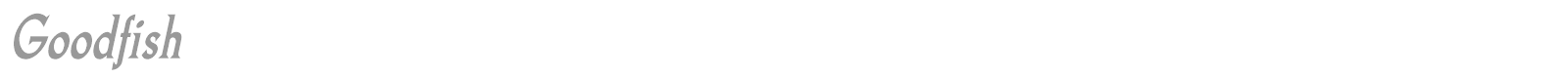 Goodfish font preview